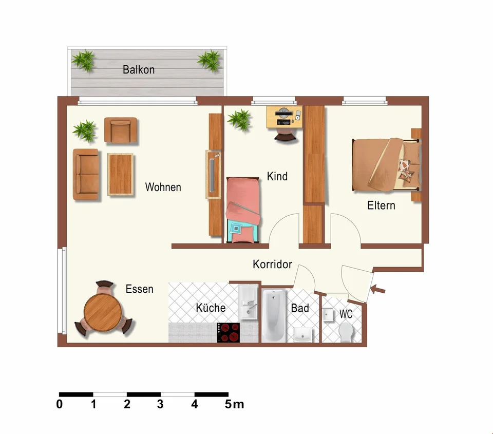Spacious, beautiful apartment