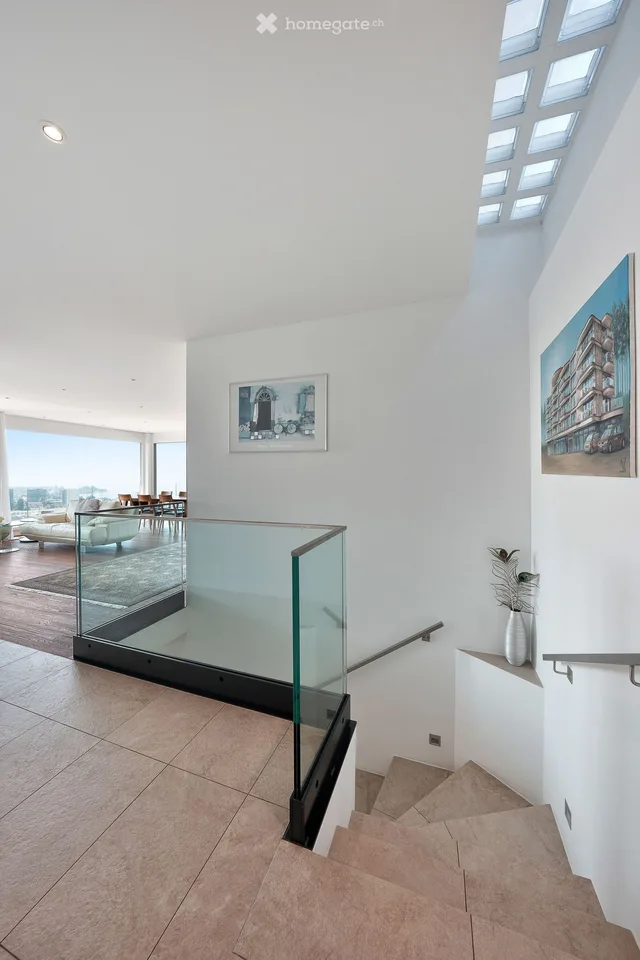 Unique 4.5-room maisonette apartment with breathtaking lake view - unfurnished for rent