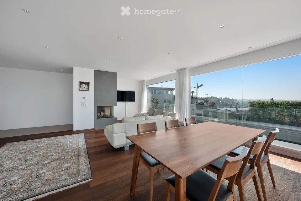 Unique 4.5-room maisonette apartment with breathtaking lake view - unfurnished for rent
