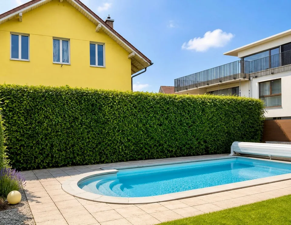 Charaktervolle Liegenschaft mit zwei Wohnungen, angebautem Einfamilienhaus, grossem Garten und Pool – Foto 3 von 11