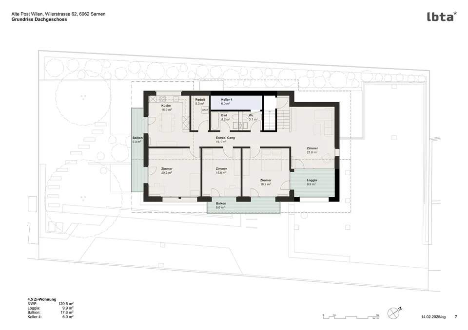 Old Post Wilen - exclusive penthouse apartment with lake view