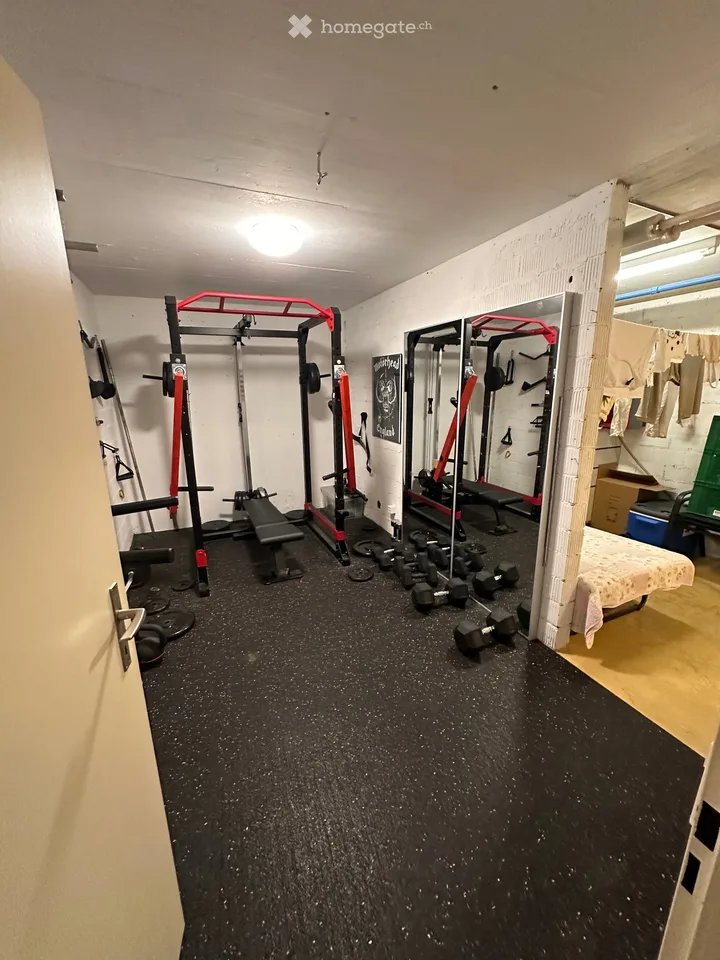 Traumhafte 4.5-Terrassenwohnung inkl Parkplatz & Aareblick – Hobbyraum, Hallenbad & Sauna