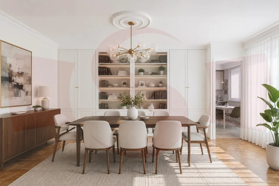 Schönes renoviertes 6-Zimmer-Apartment zur unbemöbelten Miete – Foto 3 von 8