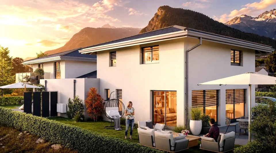 Votre future villa à St-Pierre-de-Clages - Superbe vue dégagée – photo 2 sur 4
