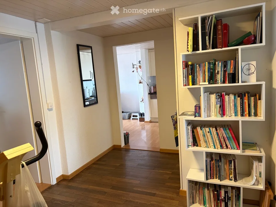 Charmant appartement de 3.5 pièces avec terrasse et vue lac à Lugnorre