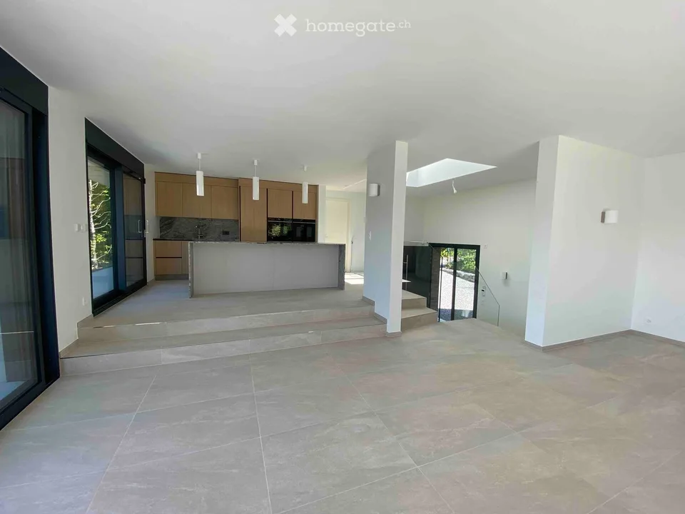 VILLA CONTEMPORAINE TERRASSEE - VUE LAC A DEUX PAS DE LA PLAGE