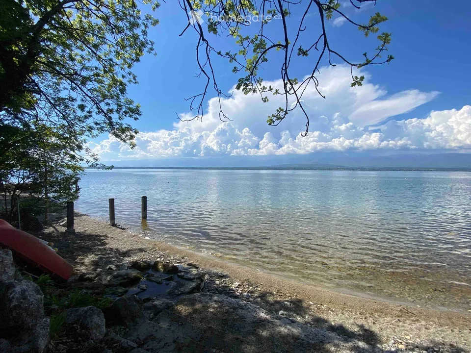 VILLA CONTEMPORAINE TERRASSEE - VUE LAC A DEUX PAS DE LA PLAGE