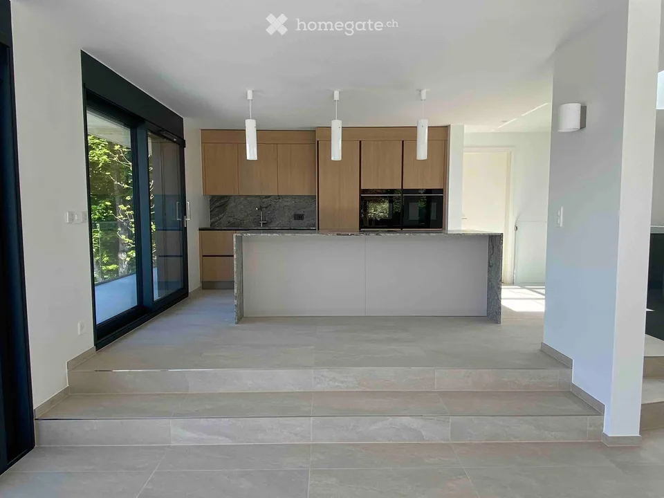 VILLA CONTEMPORAINE TERRASSEE - VUE LAC A DEUX PAS DE LA PLAGE