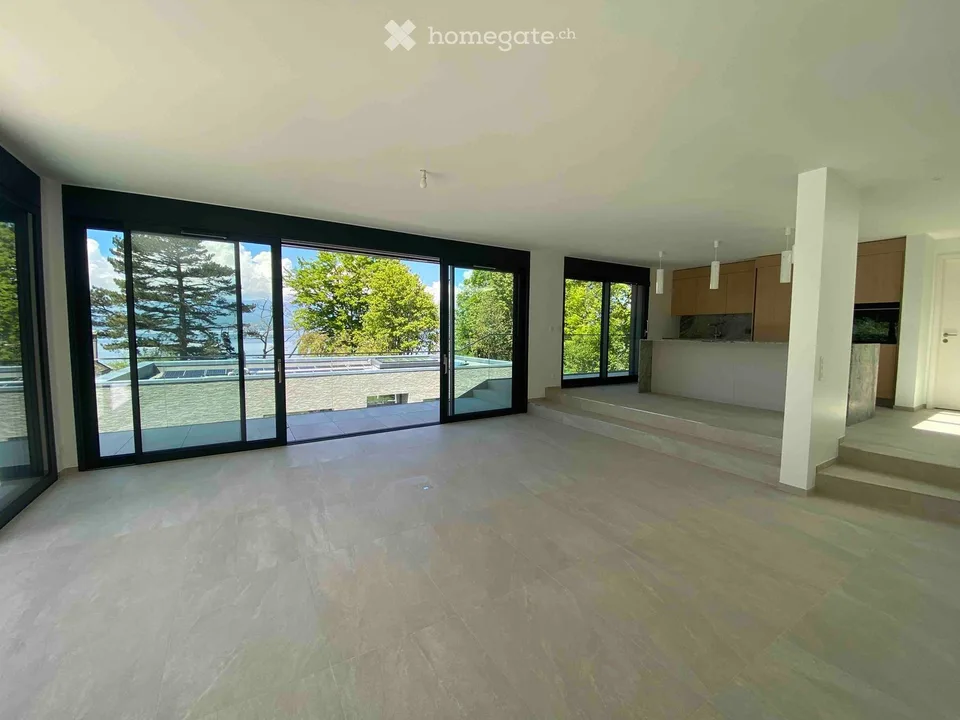 VILLA CONTEMPORAINE TERRASSEE - VUE LAC A DEUX PAS DE LA PLAGE