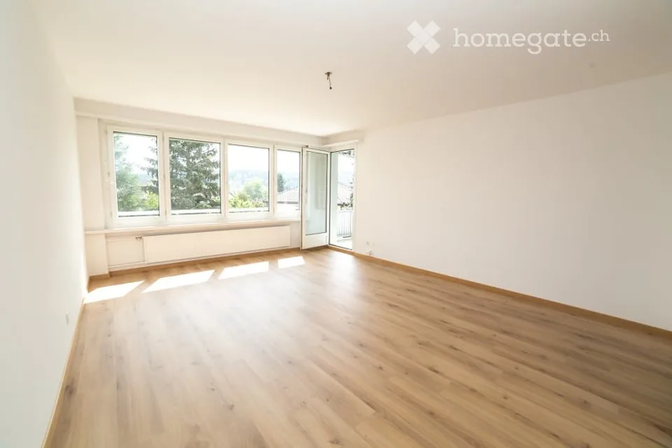 Charmant appartement 4.5 pièces avec balcon et belle vue à Ramsen