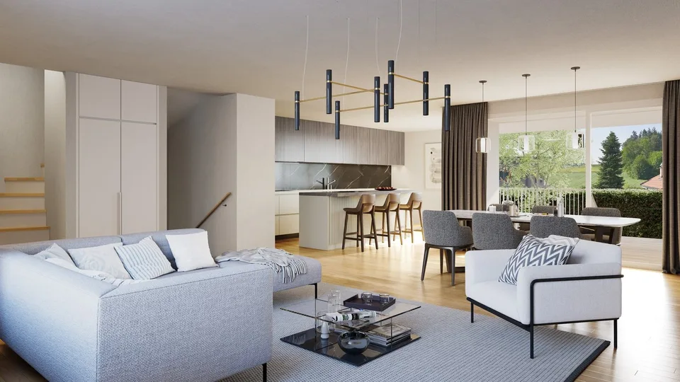 Villa di architetto con 5,5 locali, nuova, con giardino privato - Lotto 5 – foto 4 di 10
