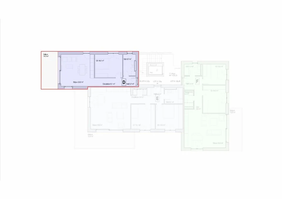 Les Carrels - Appartement de 2.5 pièces Lot 4/D – photo 9 sur 9