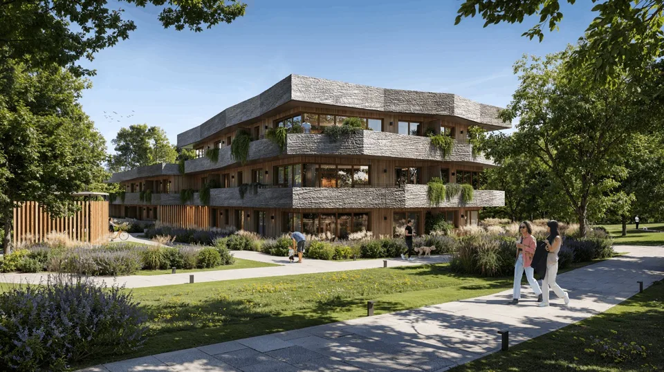 NEUBAUWOHNUNG UMgeben von GRÜN – Foto 2 von 11