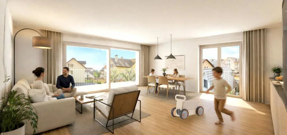 Die Carrels - Duplex-Wohnung 5.5 Zimmer Lot 9/J – Foto 6 von 9