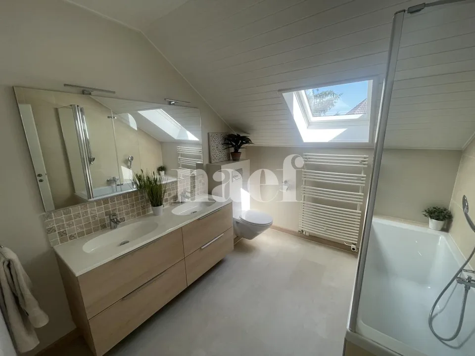 Beautiful individual villa, completely renovated, 5.5 rooms with large garden