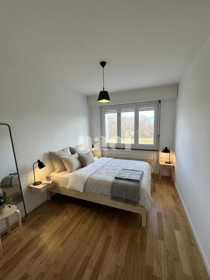 Four-room apartment with balcony