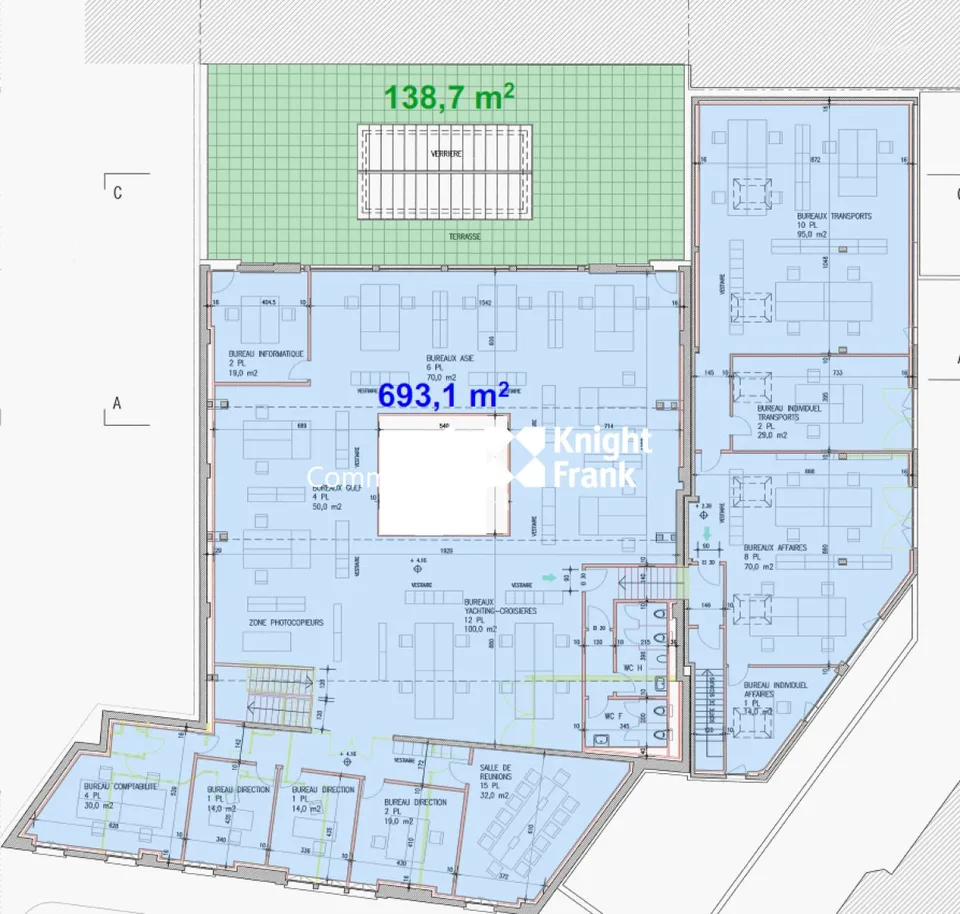 Zentrum - Fläche von 1'351 m² auf zwei Ebenen – Foto 7 von 7
