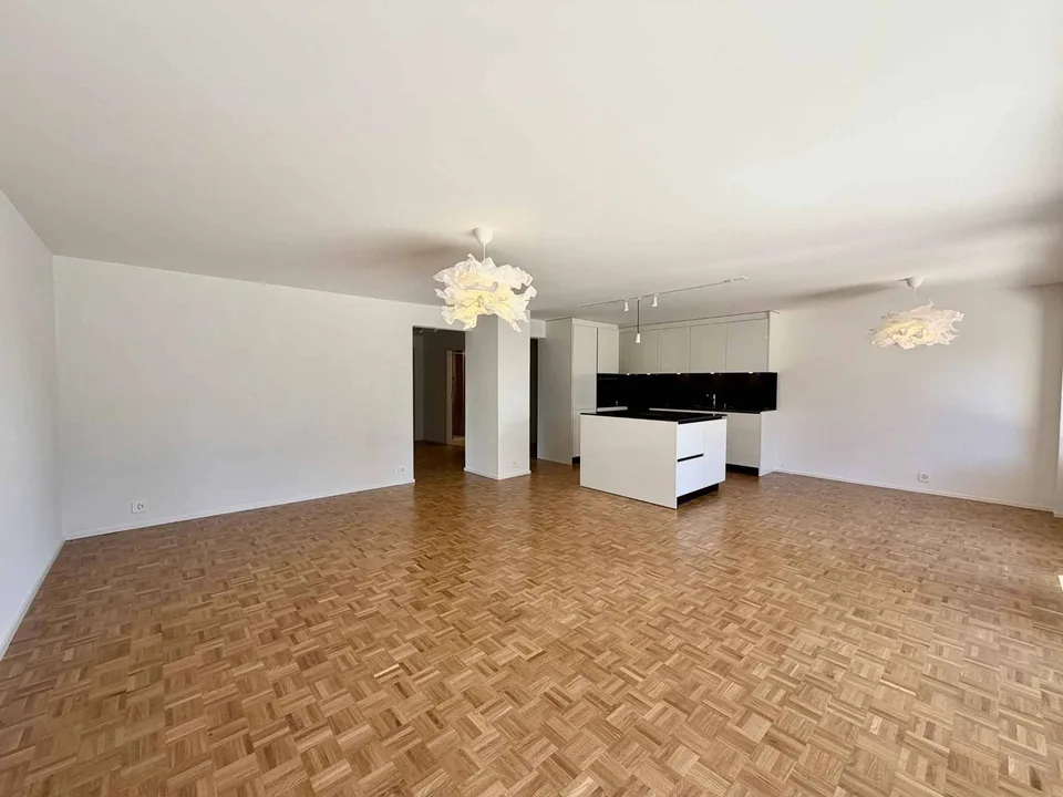 Spacious 5.5-room renovated apartment with garden