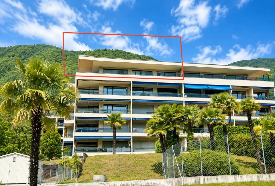 Exklusives Penthouse mit Panoramaterrasse und 180°-Seeblick – foto 6 di 10