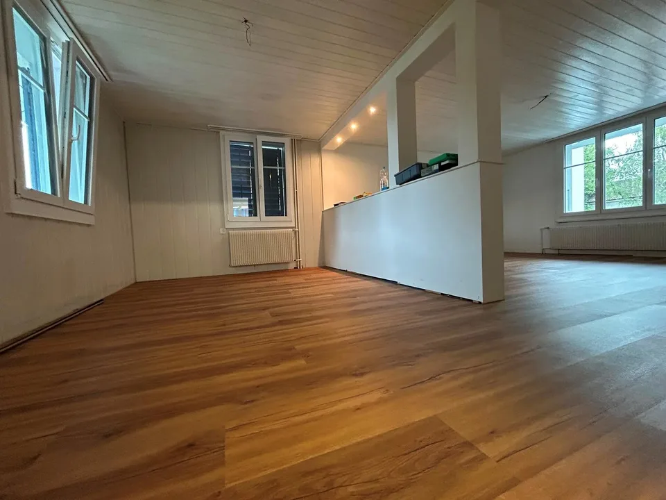 Gemütliche 3 1/2 Zimmerwohnung über 2 Etagen - ideal für Singles oder Paare