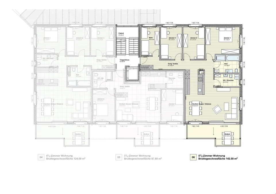 Beautiful 5.5 room apartment on the upper floor in Grosshöchstetten for rent (No. 06)