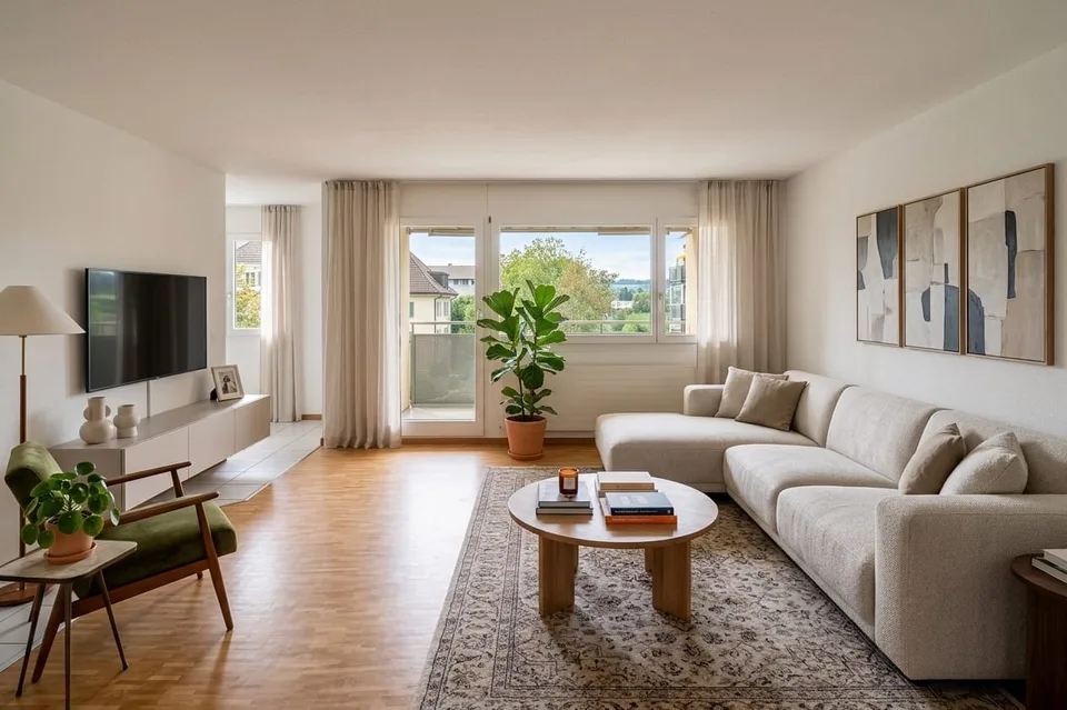 Appartamento di 3,5 locali con 71 m² con balcone e ascensore a Reichenburg – foto 2 di 10