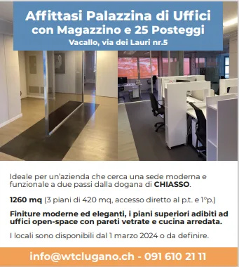 Location de surfaces de 210 m² et 420 m² dans un emplacement stratégique au sud du Tessin - climatisation – photo 16 sur 16