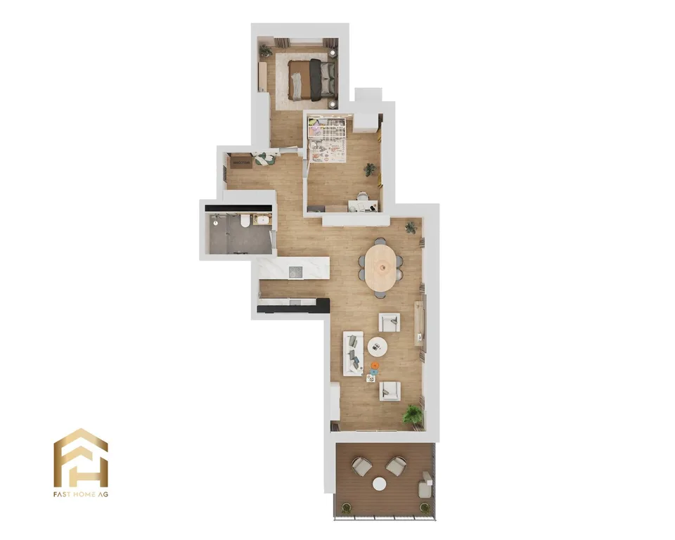 Première occupation MFH Imbach appartement de 3.5 pièces – photo 2 sur 9