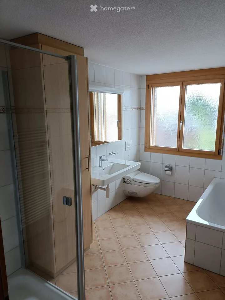 Bright 3.5-room apartment with balcony and beautiful view in Entlebuch