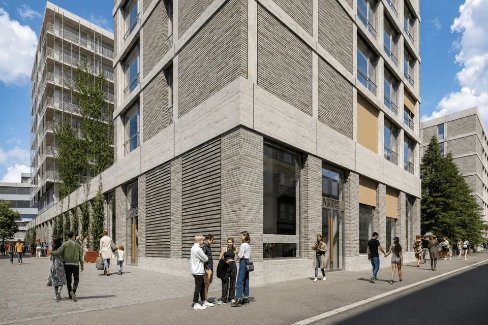 Müllerbräu Areal Baden : dernier espace : 119 m² d'espace au rez-de-chaussée dans le quartier tendance directement à la gare – photo 2 sur 8