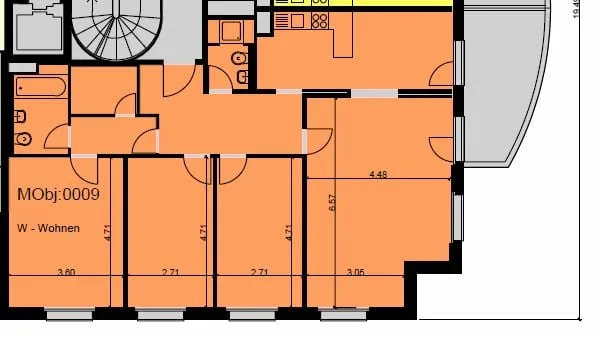 Appartement lumineux dans un bel ensemble verdoyant