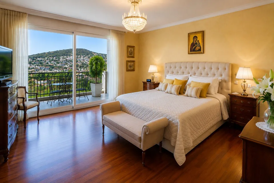 Pregassona – Elegantes Apartment mit 7 Zimmern, Terrasse, Pool und Wellnessbereich – Foto 7 von 7