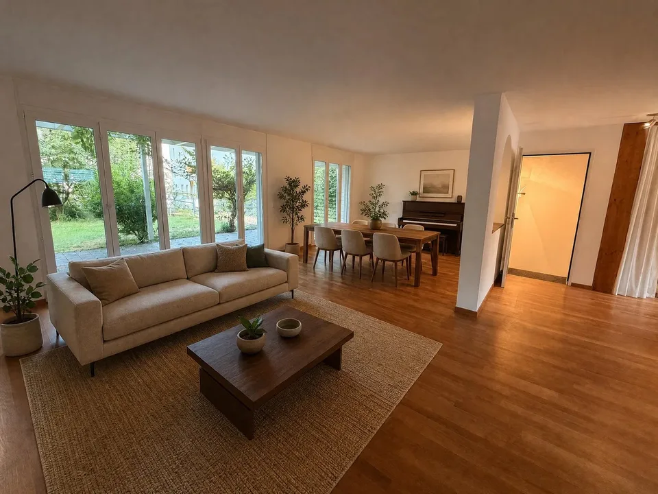 Casa eccezionalmente spaziosa di 7,5 locali con giardino a sud e 2° piano polivalente – foto 3 di 17
