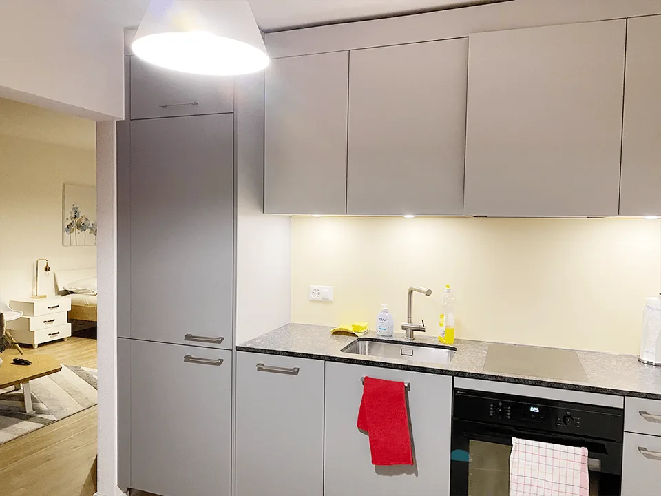 🏡 Vollständig möblierte 1,5-Zimmer-Wohnung zur Miete – Überlandstrasse, 8051 Zürich – Foto 6 von 8