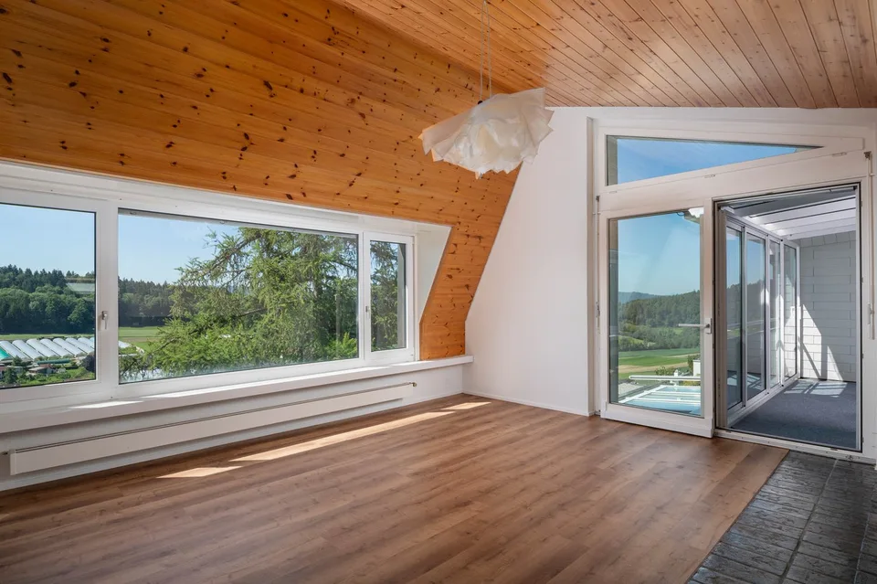 Spacious 3.5-room attic apartment with winter garden!