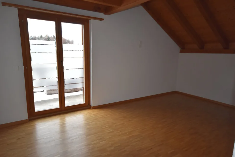 Charmante 4.5-Zimmer-Dachwohnung Heggidorn – Ruhige Lage mit herrlichem Ausblick