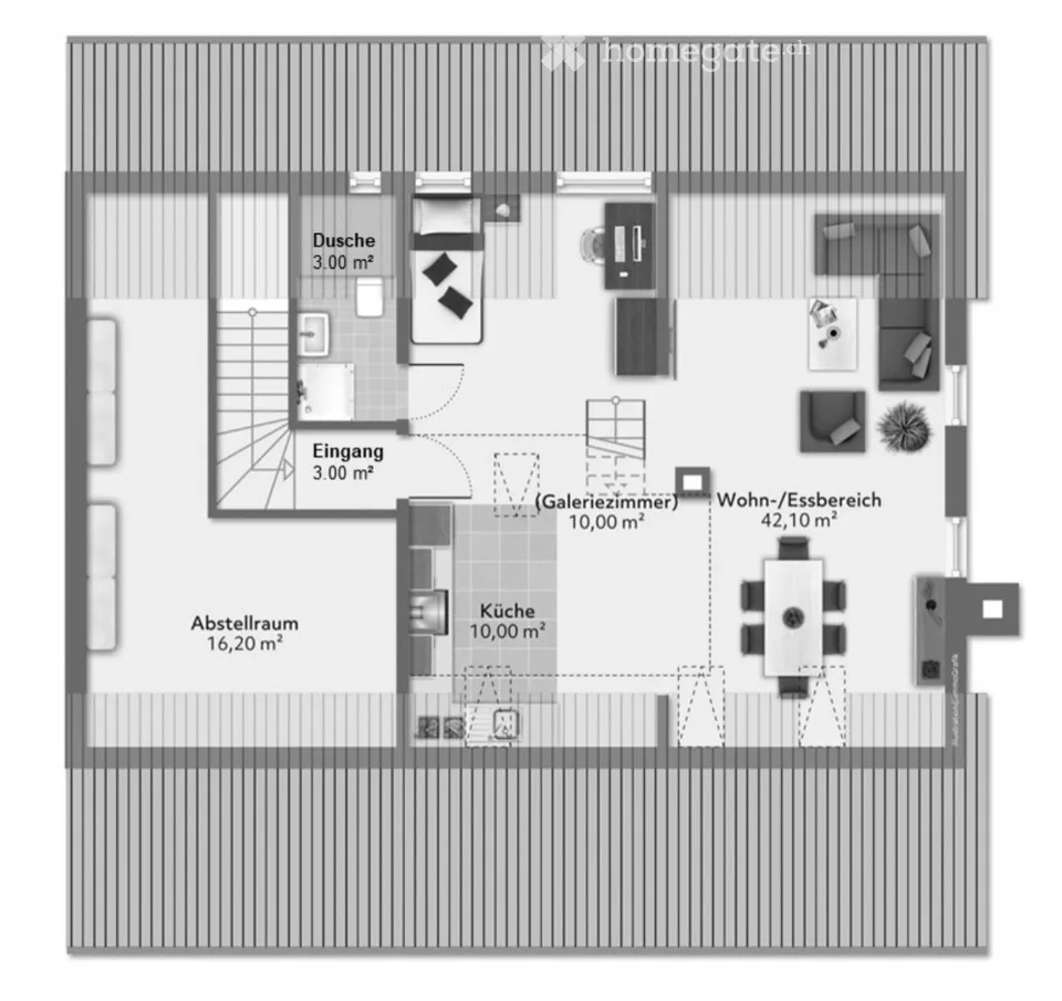 Lichtdurchflutete 1.5-Zimmer-Wohnung per 01.11.2026