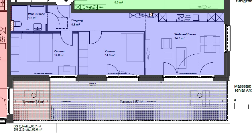 Modern Senior Apartment - 3.5-room apartment with large terrace