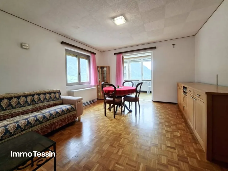 Sunny house with a wonderful view of the Ticino nature with a large outdoor area between Bellinzona and the Lukmanier Pass – photo 8 of 13