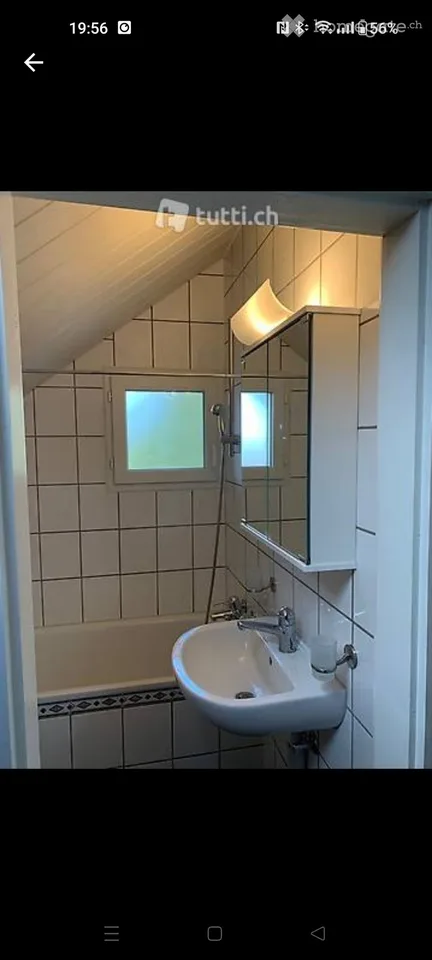 Central 2.5 room attic apartment in Oberdiessbach