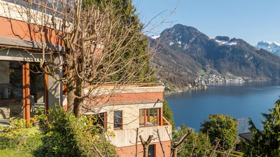 TEMPORAIRE : Villa d'architecte avec vue lac et montagne imprenable