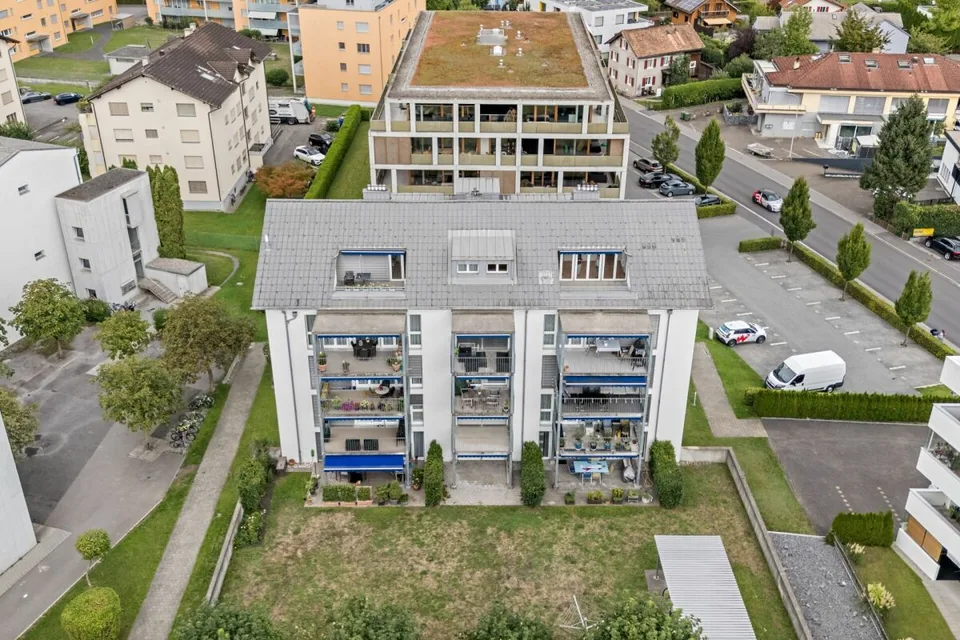 (RÉSERVÉ) appartement mansarde lumineux 3,5 pièces avec terrasse & vue panoramique – photo 14 sur 15