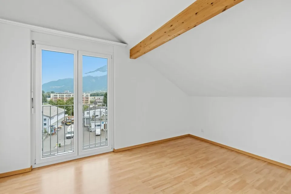 (RÉSERVÉ) appartement mansarde lumineux 3,5 pièces avec terrasse & vue panoramique – photo 7 sur 15