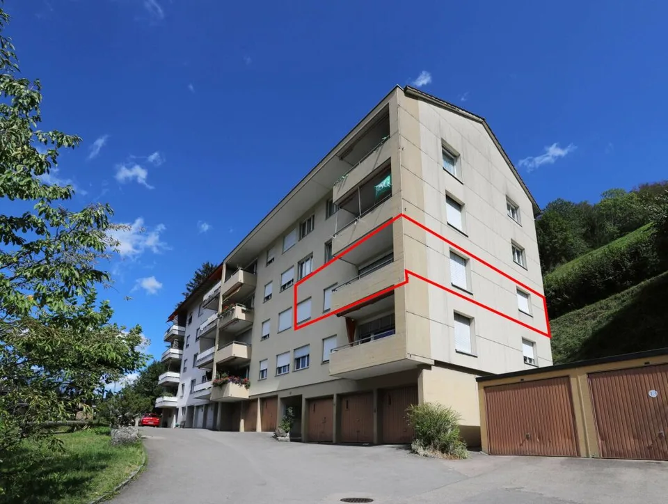 Appartamento affittato di 4.5 locali con pianta pratica – foto 7 di 7