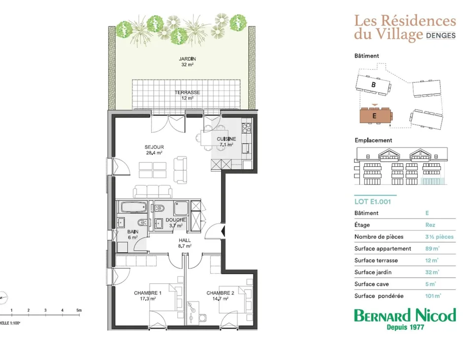 3,5 Zimmer neubau mit terrasse und privatem garten – Foto 12 von 22