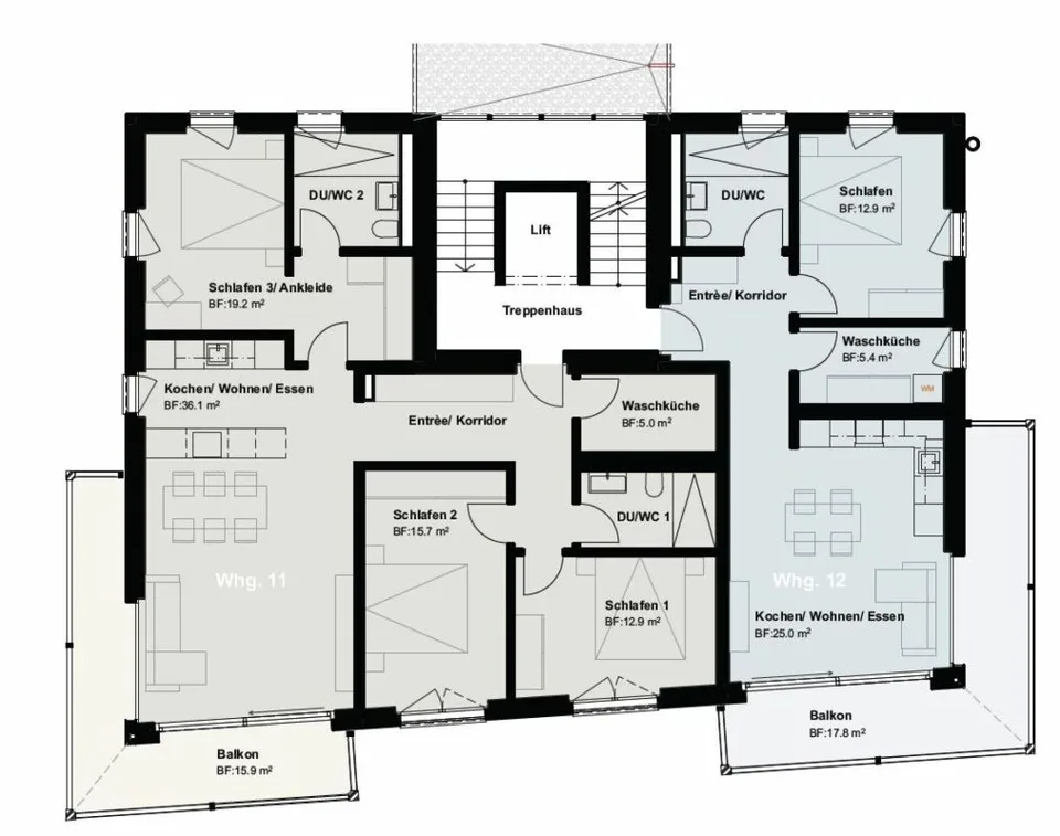 4.5-Zimmer Neubauwohnung Zweitwohnsitz – Foto 7 von 9