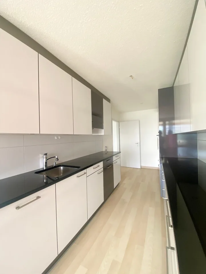 Family apartment in a green environment