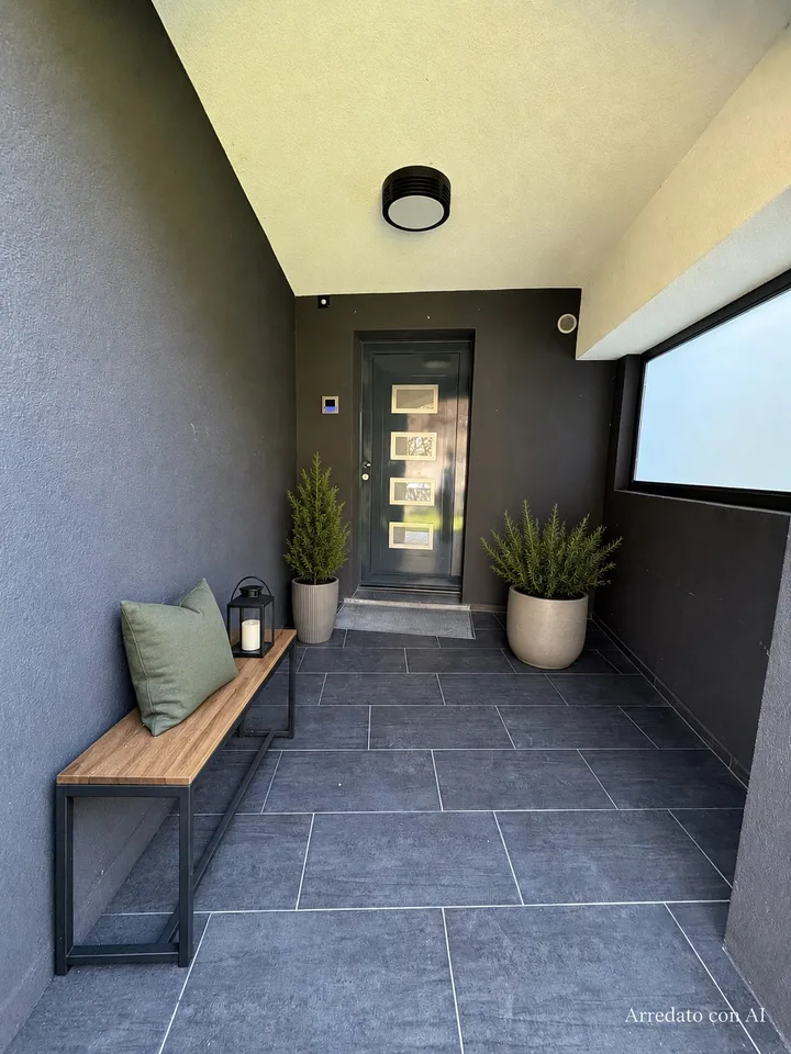 Casa monofamigliare con terrazzo e giardino in centro a Roveredo