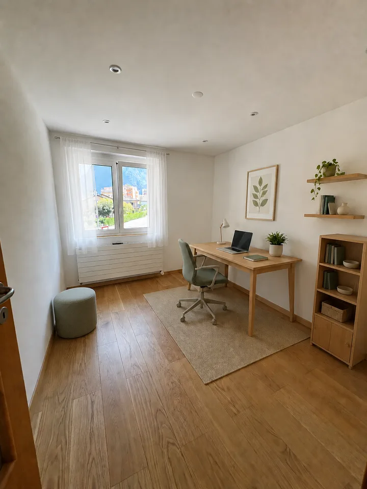 Casa monofamigliare con terrazzo e giardino in centro a Roveredo