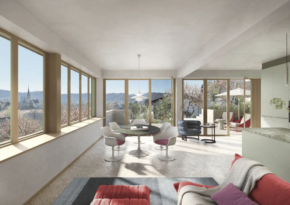 Nouvelle construction d'un appartement de jardin 3,5 pièces sur la pente de Lägern – photo 2 sur 6